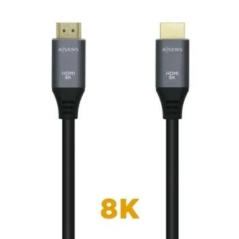 HDMI Cable Aisens A150-0427 Black Grey Black/Grey 1,5 m