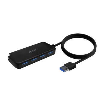 USB Hub Aisens A106-0714 Black (1 Unit)