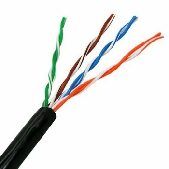 UTP Category 6 Rigid Network Cable Aisens A133-0212 Black...