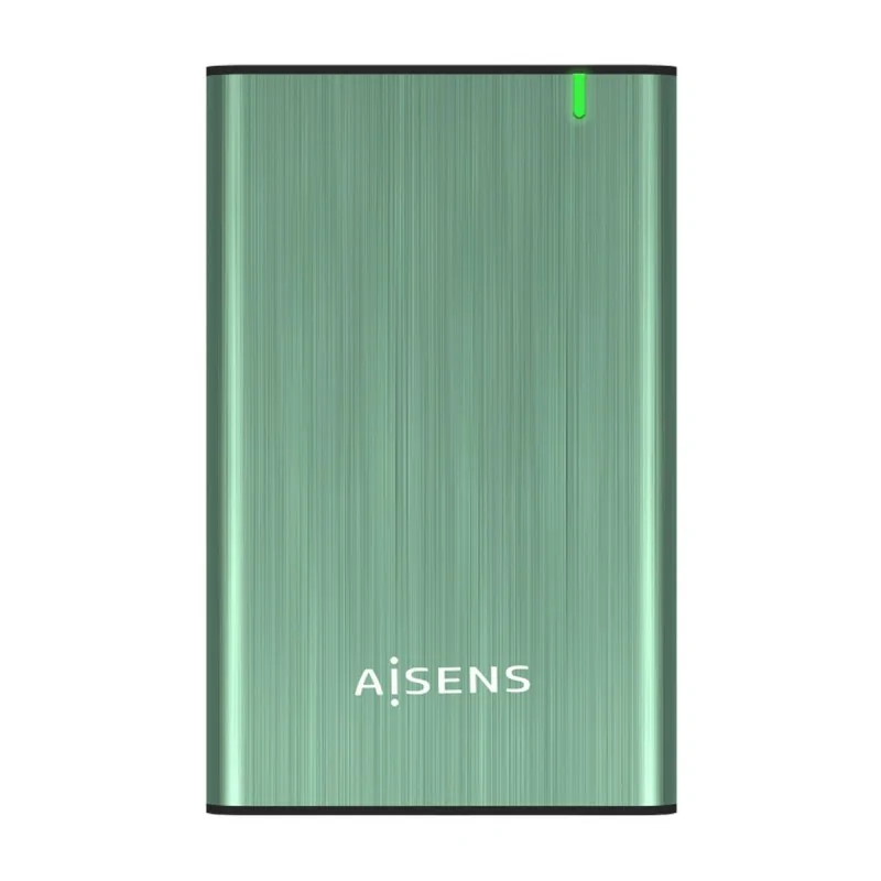 Hard drive case Aisens ASE-2525SGN Green 2,5"