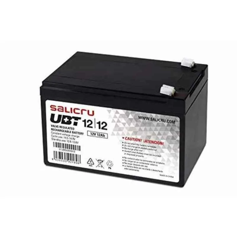 Battery for Uninterruptible Power Supply System UPS Salicru UBT 12/12 12 ah 12 v 12 V