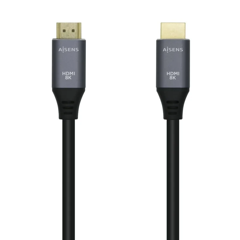 HDMI Cable Aisens A150-0425 Black Grey 50 cm