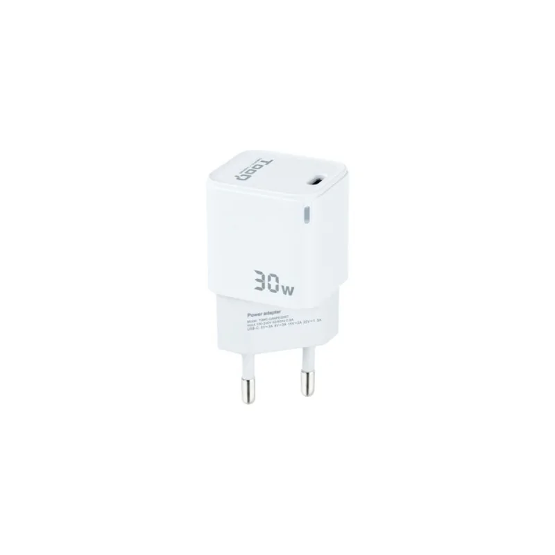 Wall Charger TooQ TQWC-GANPD30WT White 30 W (1 Unit)