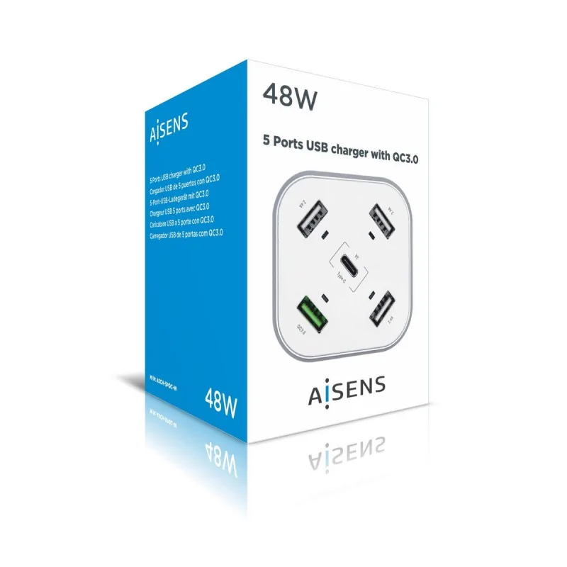 Usb Charger Aisens White