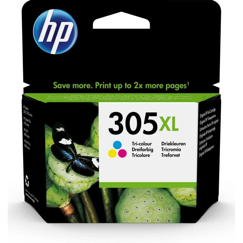 Original Ink Cartridge HP 305XL Yellow Cyan Magenta Tricolour