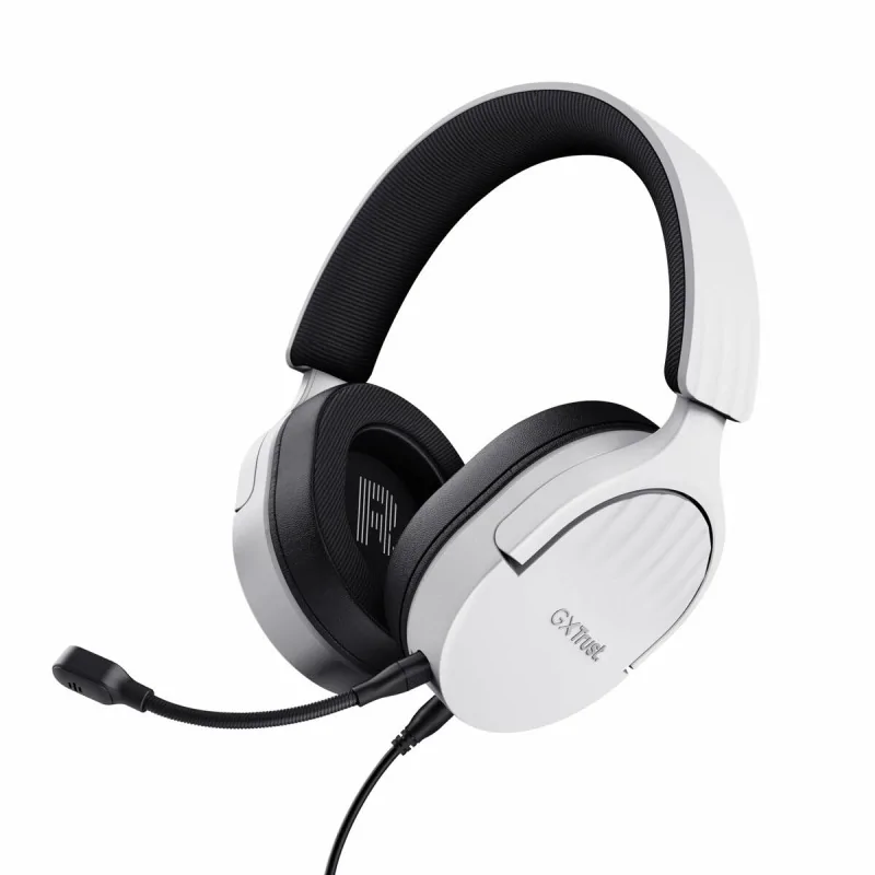 Headphones with Microphone Trust 25210 Black/White