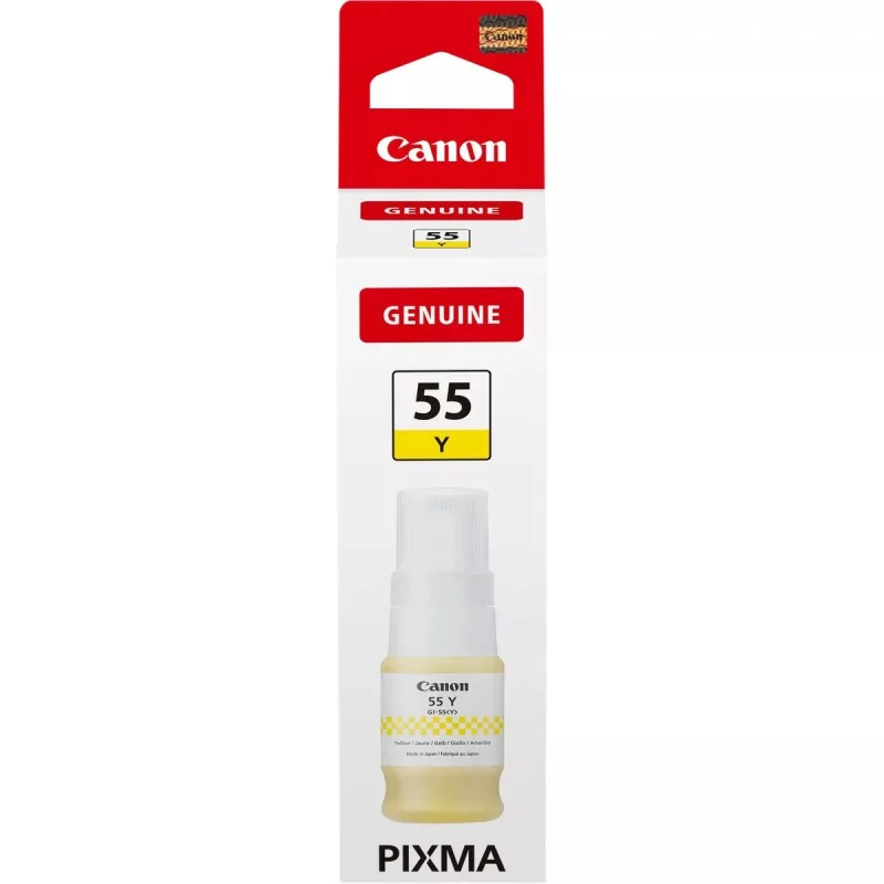 Original Ink Cartridge Canon GI-55 Y Yellow (1 Unit)