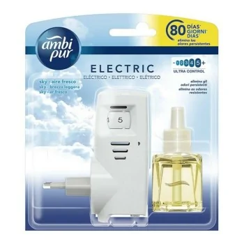 Electric Air Freshener + Refill Sky Ambi Pur 21,5 ml (1...