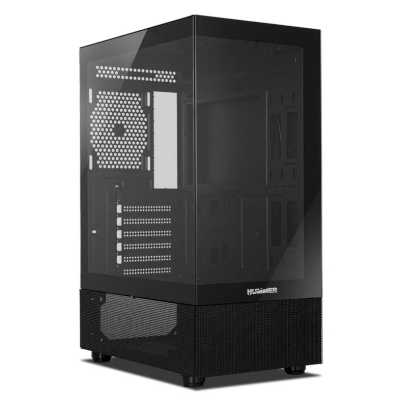 ATX Semi-tower Box Nox-Xtreme NXHUMMERVSNBK Black