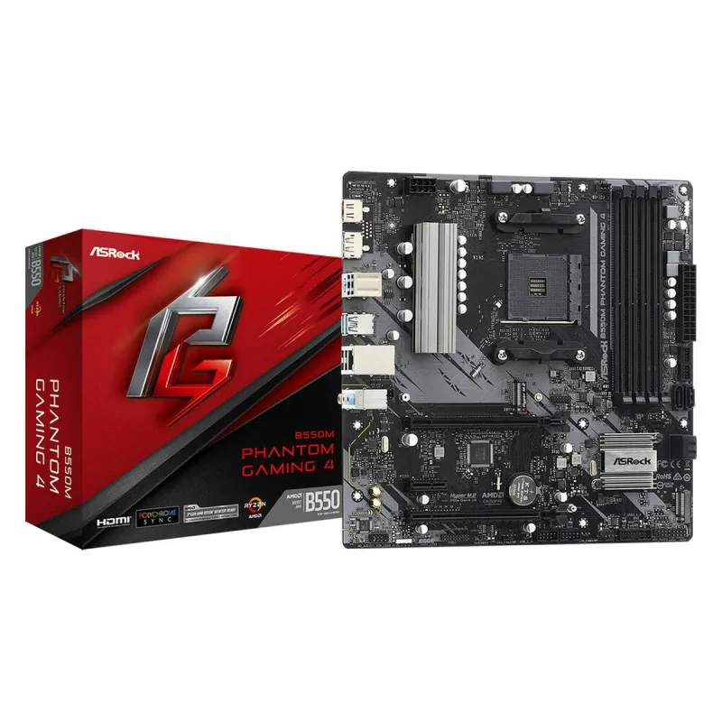 Motherboard ASRock 90-MXBE90-A0UAYZ AMD B550 AMD AM4