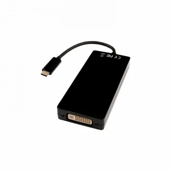 USB Hub V7 V7UC-DPHDVGADVI-BLK Black