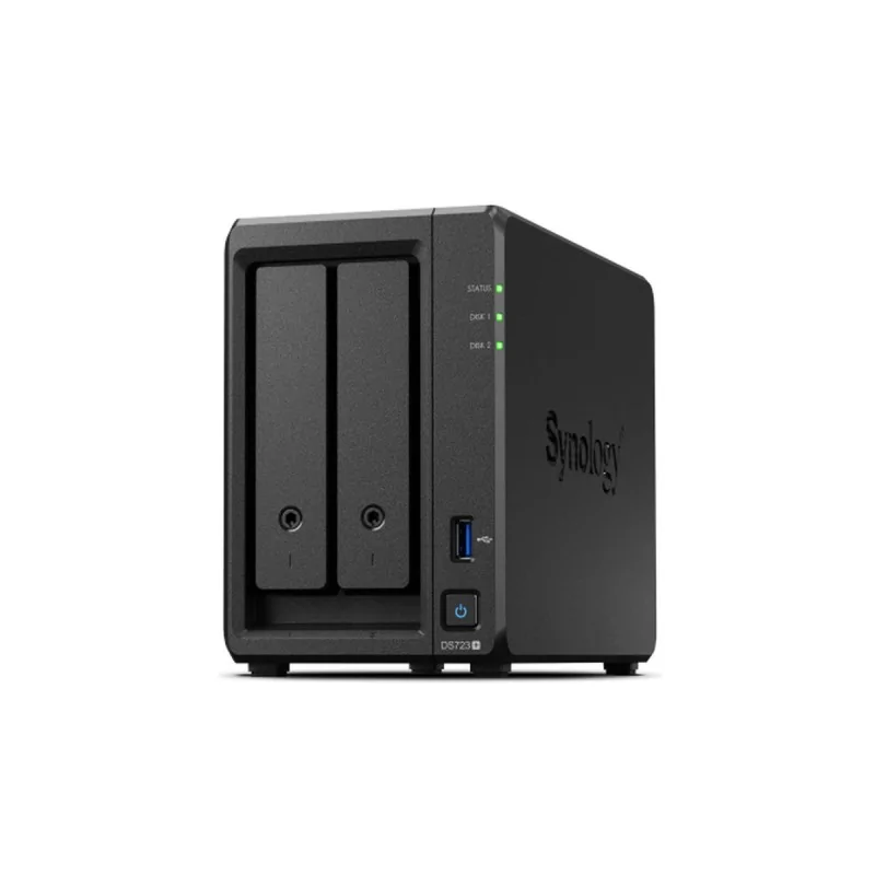 NAS Network Storage Synology DS723+ Black AM4 Socket: AMD Ryzen™ AMD Ryzen R1600