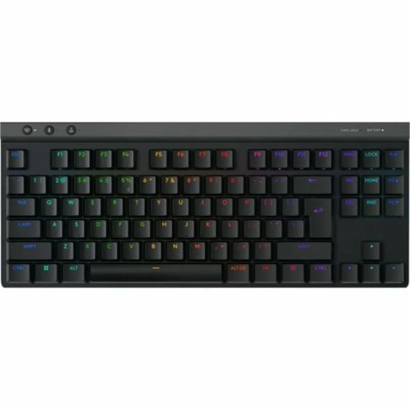 Keyboard Logitech 920-012538 Black Spanish Qwerty