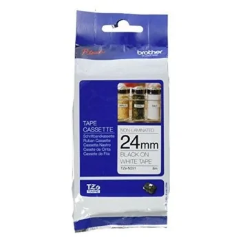 Laminated Tape for Labelling Machines Brother TZEN251 8 m...