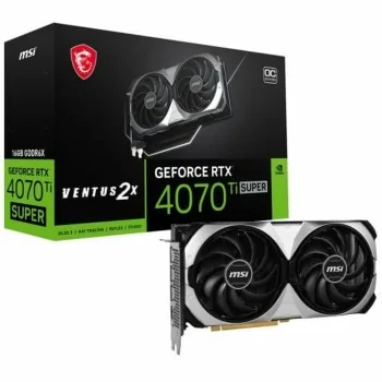 Graphics card MSI GeForce RTX 4070 Ti SUPER VENTUS 2X OC...