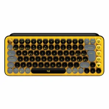 Wireless Keyboard Logitech 920-010728 Black Yellow...