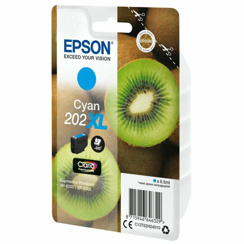 Original Ink Cartridge Epson C13T02H24010 Cyan