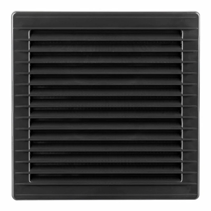 Ventilation grille EDM 87726 Anthracite 17 x 17 x 1,15 cm Mosquito net