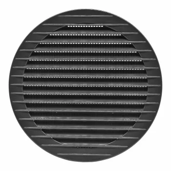 Ventilation grille EDM 87722 Anthracite Ø 15 cm