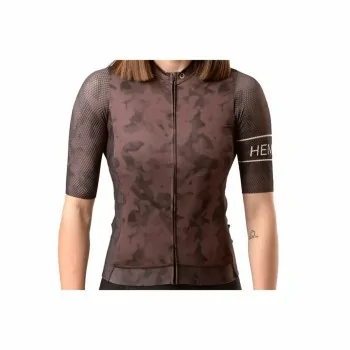 Cycling jersey Hemon Prestiggio Brown