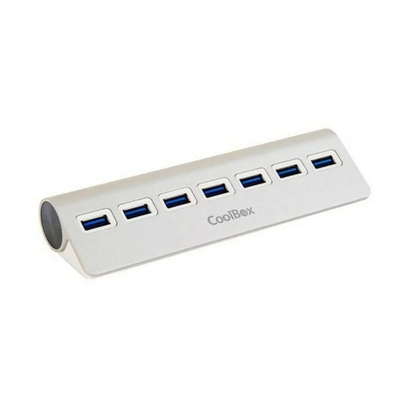 USB Hub CoolBox COO-HU7ALU3 Silver 3600 W