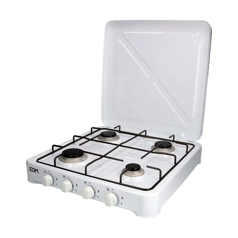 Gas Cooker EDM 07422 White 1500 W