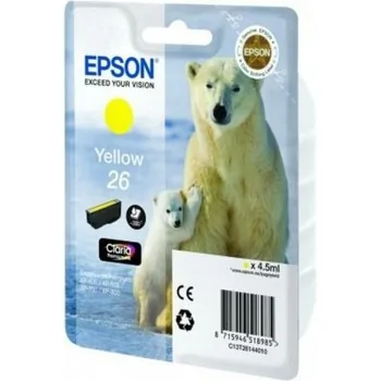 Original Ink Cartridge Epson 26 Yellow