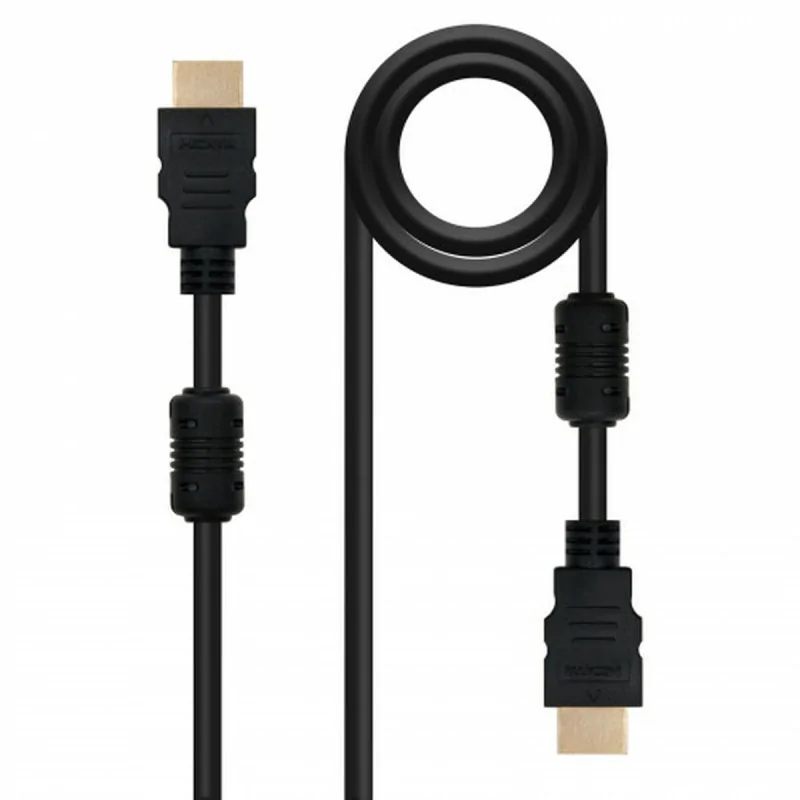 HDMI Cable NANOCABLE 10.15.1802 Black 1,8 m