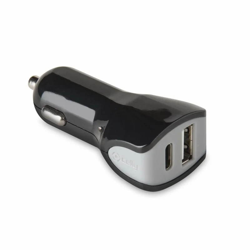 Car Charger Celly Black 17 W