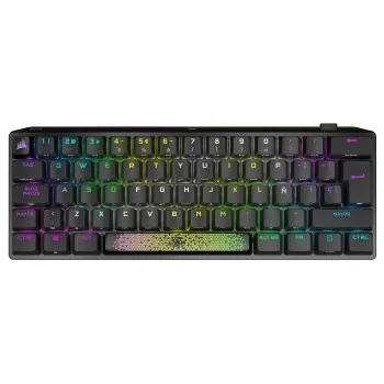 Gaming Keyboard Corsair K70 Pro Mini Spanish Qwerty Black