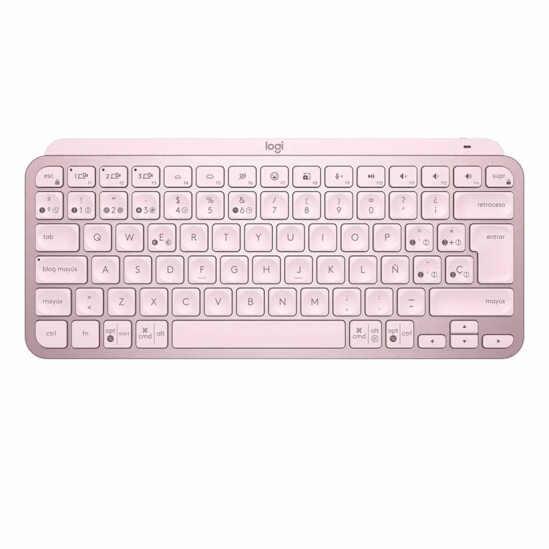 Keyboard Logitech 920-010813 Pink Spanish Spanish Qwerty QWERTY