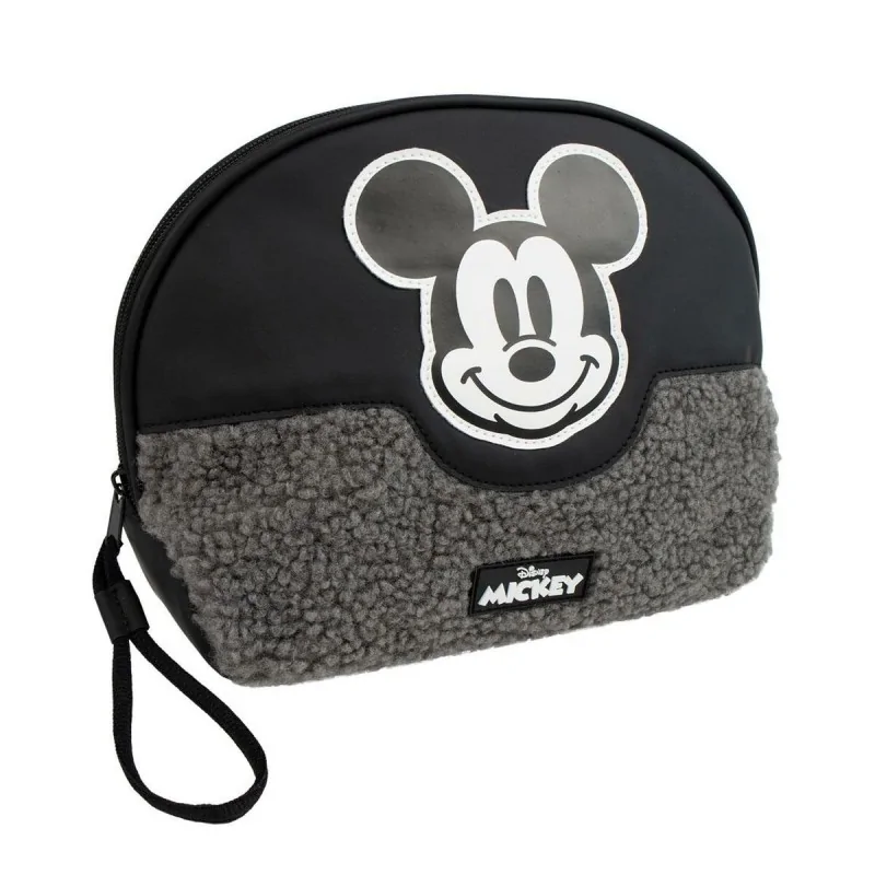 Travel Vanity Case Mickey Mouse Black 100 % polyester 28 x 19 x 6 cm