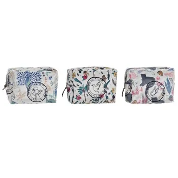 Toilet Bag DKD Home Decor Multicolour Tropical (20 x 8 x...