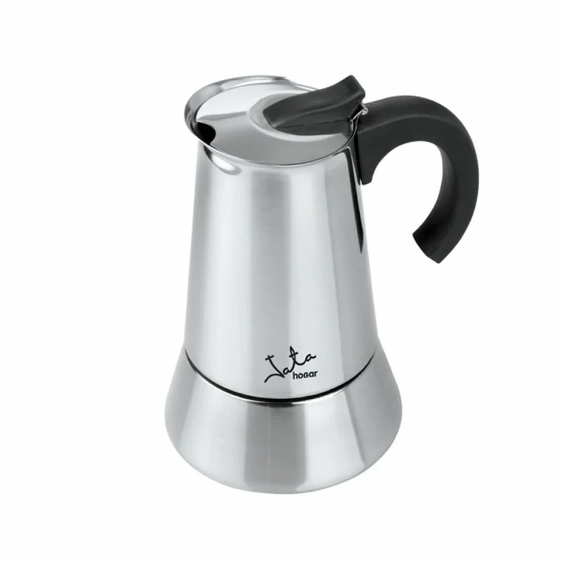 Italian Coffee Pot JATA CAX106 ODIN * Steel 6 Cups Metal Stainless steel