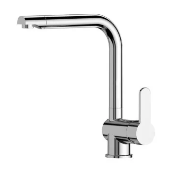 Mixer Tap EDM 01126 Calella Silver Stainless steel Brass...