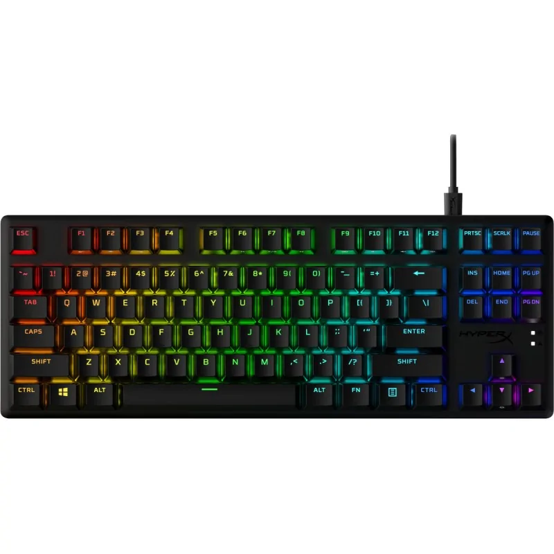 Gaming Keyboard Hyperx 639N7AAABE Black Spanish Qwerty