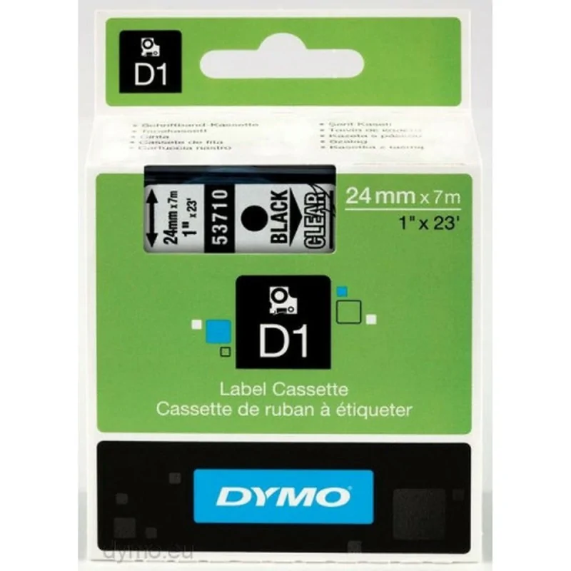 Laminated Tape for Labelling Machines Dymo S0720920 Black 24 mm