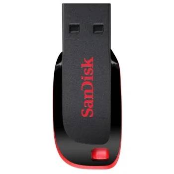 USB stick SanDisk Cruzer Blade Black Black/Red 16 GB (1...