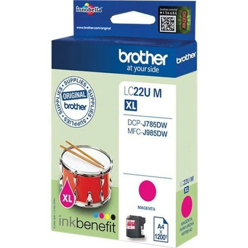 Original Ink Cartridge Brother LC-22UY Magenta