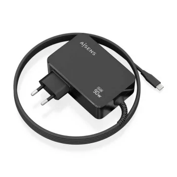 Wall Charger Aisens ASCH-1PD90WL034-BK Black Multicolour...