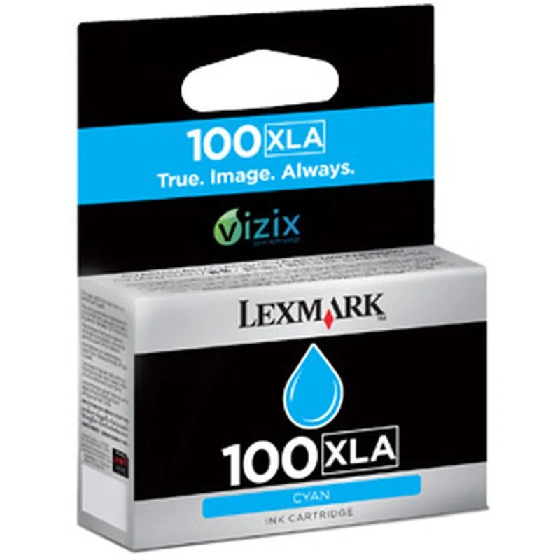 Original Ink Cartridge Lexmark 100 XLA Blue Cyan