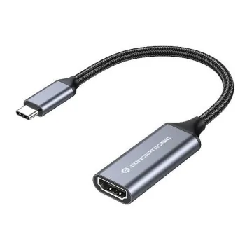 HDMI to DVI adapter Conceptronic 110518907101 Grey