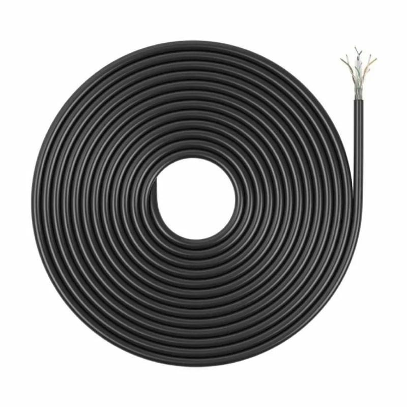 UTP Category 6 Rigid Network Cable Aisens AWG23 Black 305 m