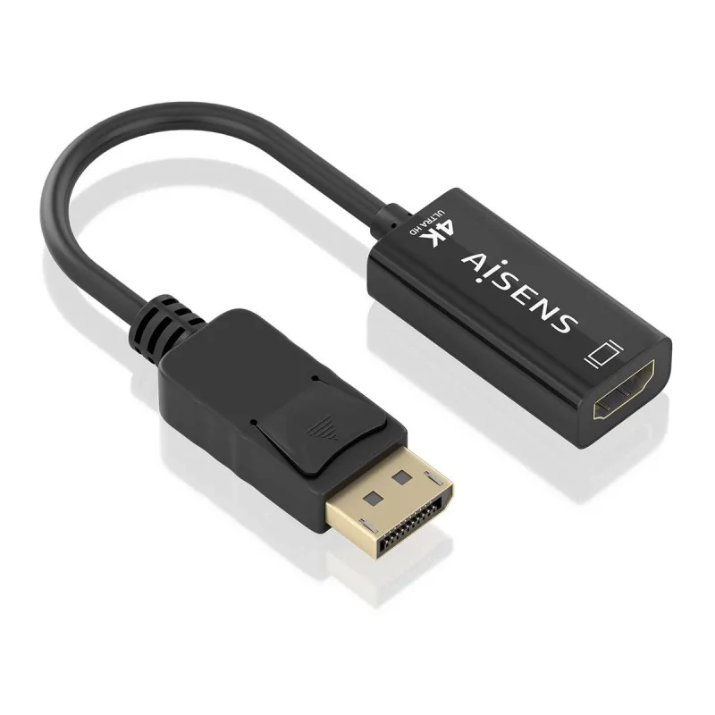 DisplayPort to HDMI Adapter Aisens Black 15 cm