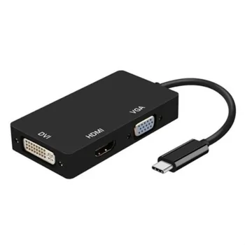 USB-C to VGA/HDMI/DVI Adapter Aisens A109-0343 HDMI USB...