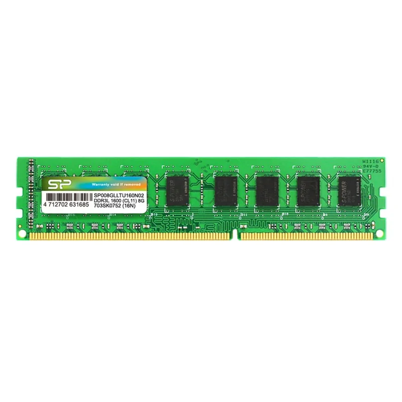 RAM Memory Silicon Power SP008GLLTU160N02 8 GB 1600 mHz CL11 DDR3L