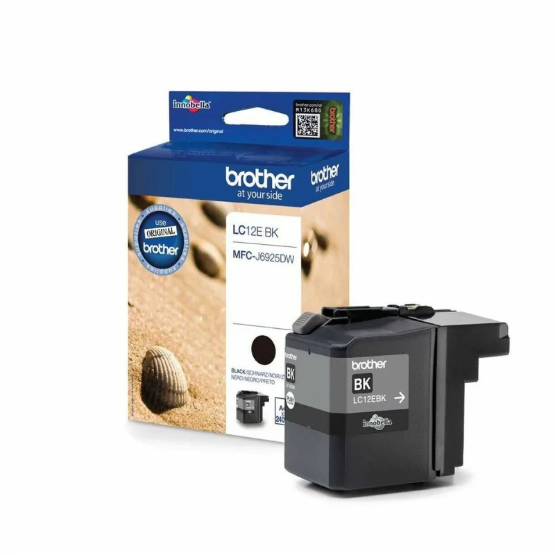 Original Ink Cartridge Brother LC12EBK Black