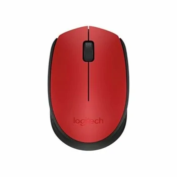 Wireless Mouse Logitech M171 1000 dpi Black Red