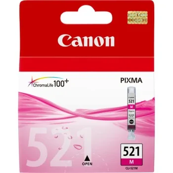 Original Ink Cartridge Canon CLI-521 M Magenta (1 Unit)