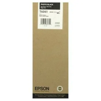 Original Ink Cartridge Epson Cartucho T606100 negro foto...